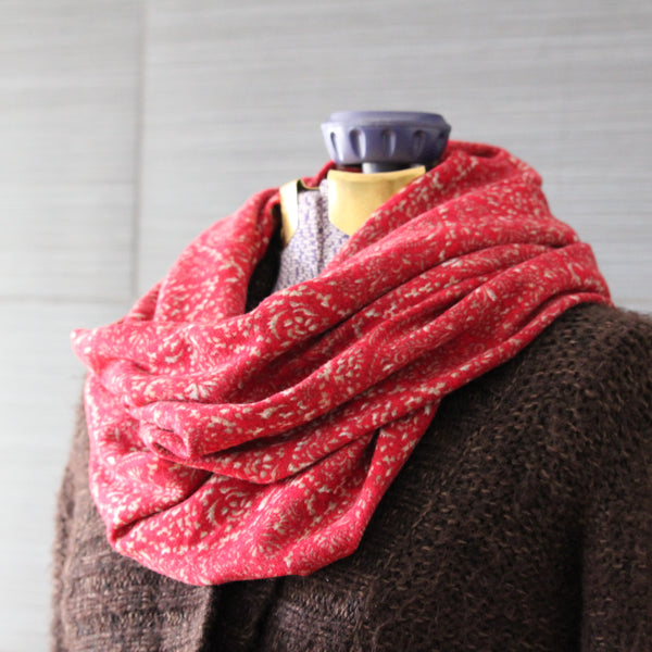 Infinity Scarf - Cranberry